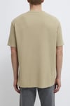 Pamuklu Loose Fit Bisiklet Yaka Basic Erkek T Shirt 0613153-70204 Olive