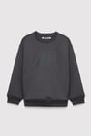 Pamuklu Loose Fit Bisiklet Yaka Erkek Çocuk Sweat 6S10201-70763 KOYU GRİ