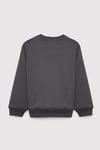 Pamuklu Loose Fit Bisiklet Yaka Erkek Çocuk Sweat 6S10201-70763 KOYU GRİ