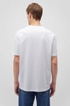 Pamuklu Loose Fit Bisiklet Yaka Erkek T Shirt 066249-620 BEYAZ