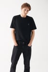 Pamuklu Loose Fit Bisiklet Yaka Erkek T Shirt 067074-900 SİYAH