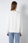 Pamuklu Loose Fit Bisiklet Yaka Kadın Sweat 1S10366-70057 EKRU