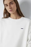 Pamuklu Loose Fit Bisiklet Yaka Kadın Sweat 1S10366-70057 EKRU