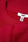 Pamuklu Loose Fit Bisiklet Yaka Kadın Sweat 1610198-70391 KIRMIZI