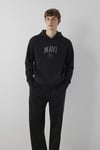 Pamuklu Loose Fit Kapüşonlu Erkek Sweat 0S10646-900 SİYAH
