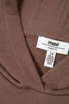 Pamuklu Loose Fit Kapüşonlu Logolu Kız Çocuk Sweat 7S10124-87181 KAHVE