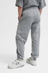 Pamuklu Loose Fit Logolu Elastik Paça Unisex Çocuk Eşofman Altı 232951-2006 GRİ MELANJ