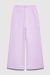 Pamuklu Loose Fit Normal Bel Geniş Paça Kız Çocuk Eşofman Altı 7010047-70519 LİLA