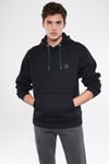 Pamuklu Loose Fit Şardonlu Kanguru Cepli Kapüşonlu Erkek Sweat 065809-900 SİYAH