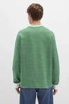 Pamuklu Loose Fit Uzun Kollu Erkek T Shirt 0613038-85916 YEŞİL-BEYAZ