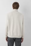 Pamuklu Loose Fit Yarım Fermuarlı Dik Yaka Erkek Sweat 0S10278-70144 TAŞ