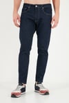 Pamuklu Normal Bel Boru Paça Jeans Erkek Kot Pantolon 5901F10MILANO LACİVERT