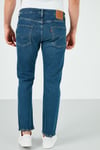 Pamuklu Normal Bel Düz Kesim 502 Jeans Erkek Kot Pantolon 29507-0933 KOYU MAVİ
