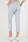 Pamuklu Normal Bel Regular Fit Düz Paça Kadın Pantolon 668YP42282S4 Buz Mavi