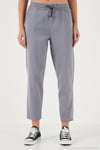Pamuklu Normal Bel Regular Fit Düz Paça Kadın Pantolon 668YP42282S4 GRİ
