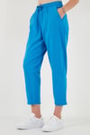 Pamuklu Normal Bel Regular Fit Düz Paça Kadın Pantolon 668YP42282S4 SAKS