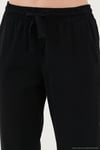 Pamuklu Normal Bel Regular Fit Düz Paça Kadın Pantolon 668YP42282S4 SİYAH