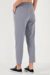 Pamuklu Normal Bel Regular Fit Düz Paça Kadın Pantolon 668YP42282S4 GRİ