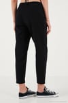 Pamuklu Normal Bel Regular Fit Düz Paça Kadın Pantolon 668YP42282S4 SİYAH