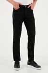 Pamuklu Normal Bel Regular Fit Jeans Erkek Kot Pantolon 6440304 SİYAH