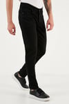 Pamuklu Normal Bel Regular Fit Jeans Erkek Kot Pantolon 6440304 SİYAH