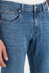 Pamuklu Normal Kalıp Jeans Erkek Kot Pantolon 2203C50PARMA MAVİ