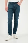 Pamuklu Normal Kalıp Normal Bel Jeans Erkek Kot Pantolon 2203C55PARMA YEŞİL-MAVİ