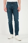 Pamuklu Normal Kalıp Normal Bel Jeans Erkek Kot Pantolon 2203C55PARMA YEŞİL-MAVİ