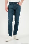 Pamuklu Normal Kalıp Normal Bel Jeans Erkek Kot Pantolon 2203C55PARMA YEŞİL-MAVİ