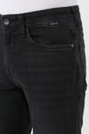 Pamuklu Normal Kesim Düz Paça Martin Jeans Erkek Kot Pantolon 0037834819 SİYAH