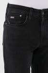 Pamuklu Normal Kesim Düz Paça Martin Jeans Erkek Kot Pantolon 0037834819 SİYAH