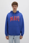 Pamuklu Oversize Fit Kapüşonlu Logolu Erkek Sweat 067149-70907 SAKS
