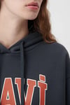 Pamuklu Oversize Kapüşonlu Kanguru Cepli Kadın Sweat 1600361-80106 ANTRASİT