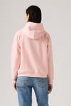 Pamuklu Oversize Kapüşonlu Yaka Kadın Sweat 001TZ-0006 PEMBE