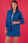Pamuklu Oversize Tüvit Kadın Gömlek 42190503 SAKS