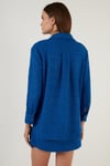 Pamuklu Oversize Tüvit Kadın Gömlek 42190503 SAKS