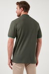 Pamuklu Regular Fit 3'lü Paket Erkek Polo Yaka T Shirt 59029641827S3 İndigo-Haki-Mint-Beyaz