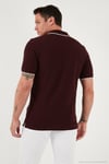 Pamuklu Regular Fit 3'lü Paket Erkek Polo Yaka T Shirt 59029641518S3 Haki-Vişne-Beyaz-Mavi