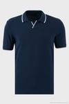 Pamuklu Regular Fit 3'lü Paket Erkek Polo Yaka T Shirt 59029641518S3 İndigo-Siyah-Beyaz-Mavi