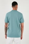 Pamuklu Regular Fit 3'lü Paket Erkek Polo Yaka T Shirt 59029641518S3 Vizon-Vişne-Mavi