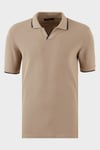 Pamuklu Regular Fit 3'lü Paket Erkek Polo Yaka T Shirt 59029641827S3 Vizon-Beyaz-Mavi
