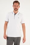 Pamuklu Regular Fit 3'lü Paket Erkek Polo Yaka T Shirt 59029641827S3 Vizon-Beyaz-Tarçın