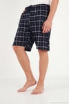 Pamuklu Regular Fit Bağlamalı Cepli Pijama Erkek Şort 6574004 LACİVERT