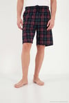 Pamuklu Regular Fit Bağlamalı Cepli Pijama Erkek Şort 6574004 YEŞİL
