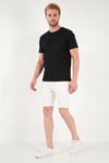 Pamuklu Regular Fit Baskılı Bisiklet Yaka Erkek T Shirt 5904061 SİYAH