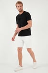Pamuklu Regular Fit Baskılı Bisiklet Yaka Erkek T Shirt 5904061 SİYAH