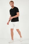Pamuklu Regular Fit Baskılı Bisiklet Yaka Erkek T Shirt 5904061 SİYAH