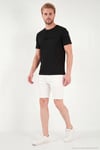 Pamuklu Regular Fit Baskılı Bisiklet Yaka Erkek T Shirt 5904061 SİYAH