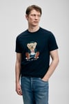 Pamuklu Regular Fit Baskılı Bisiklet Yaka Erkek T Shirt 111020305 LACİVERT