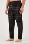 Pamuklu Regular Fit Baskılı Erkek Pijama Takımı 6096165 SİYAH